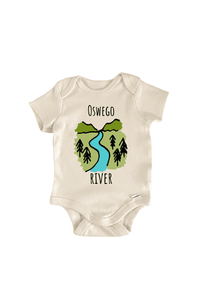 Oswego River - Baby Bodysuit