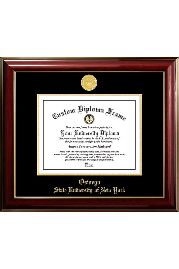 Oswego State University of New York Classic Diploma Frame