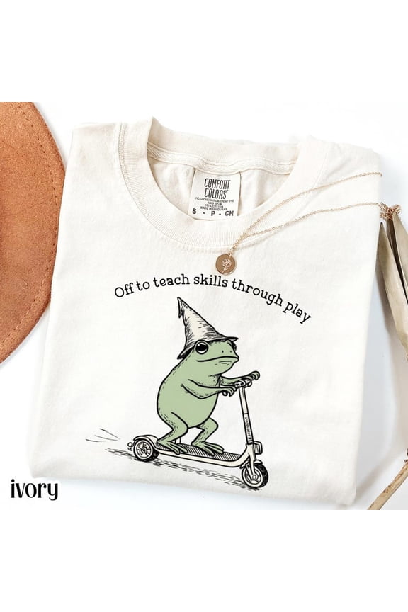 Ot Occupational Therapist Skills Through Play Frog Shirt WHITE S-5XL Hot Trending Shirt