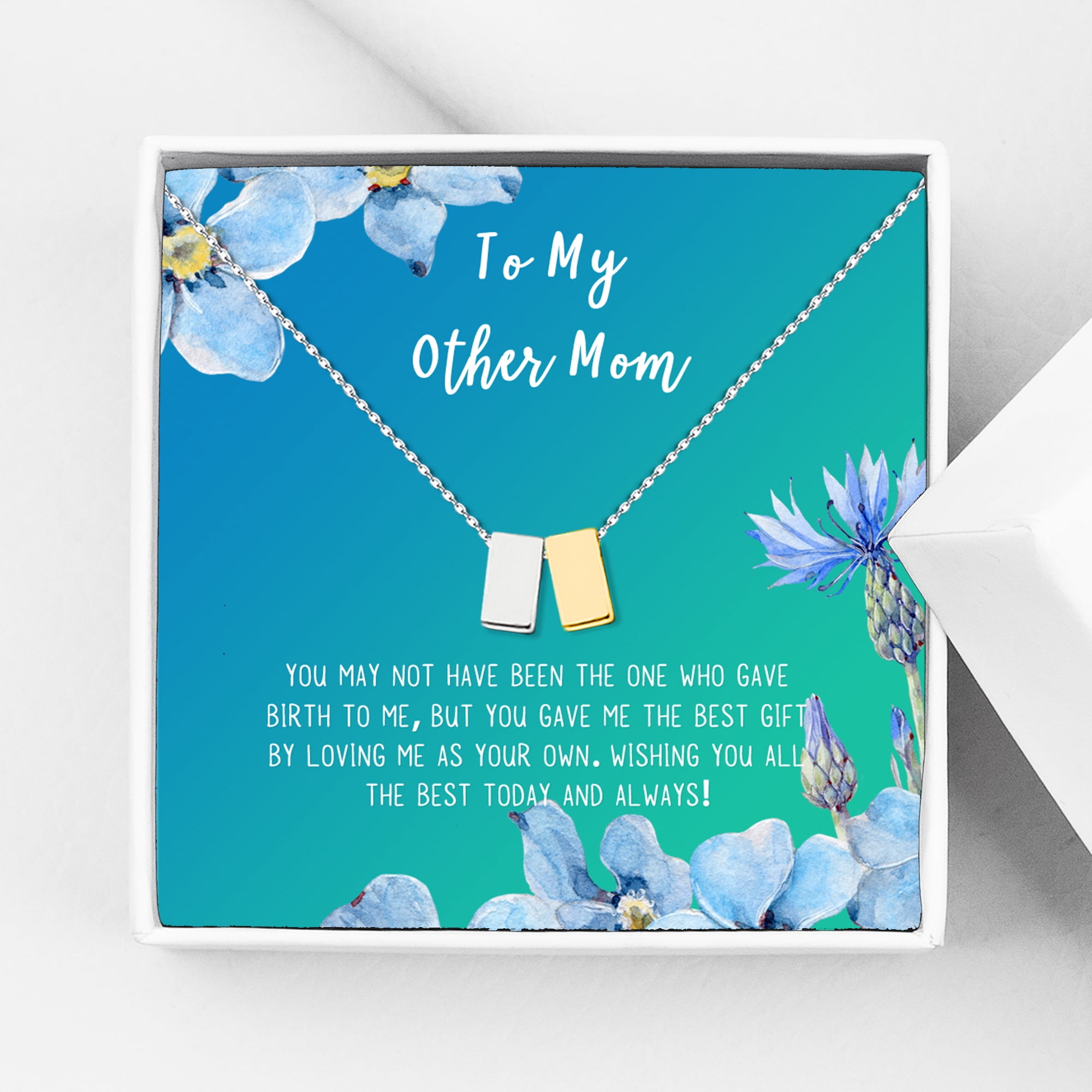 To My OtMom Valentines Valentines Day Gift for Mom - Gift for Mom - Motivational Card - Jewelry Gift Set for Mom - Gift for Stepmom - Christmas Card and Necklace - Ships Next Day!