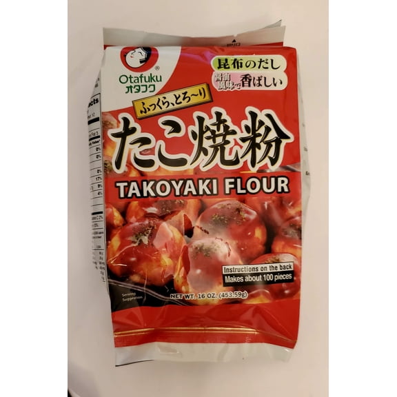 Otafuku Takoyaki Mix (ball-shaped Japanese snack ) flour 16oz