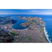 Otago Harbor & Otago Peninsula Dunedin City New Zealand Poster Print by David Wall