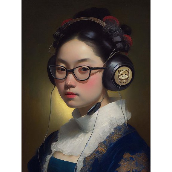 Otaku Girl Poster Print - Dikhotomy (24 x 32)