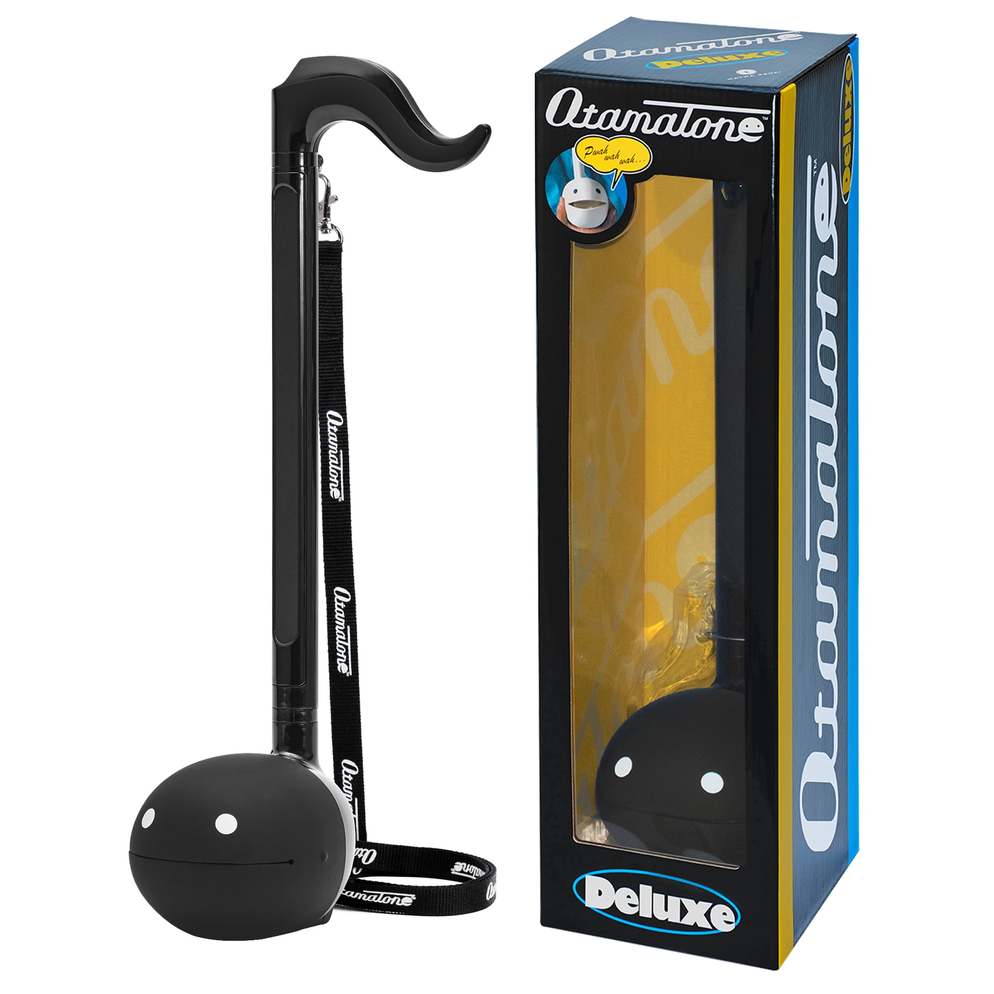 Tomatome Instrument Japanese Synthesizer Otamatone Electronic Synthesizer & Case Bundle ...