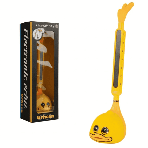 Otamatone Electronic Musical Instrument Synthesizer, Portable Tadpole Piano with 3 Pitches, STEM Music Toy for Kids