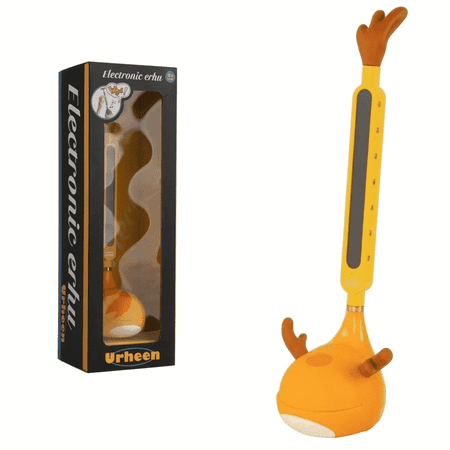 Otamatone Electronic Musical Instrument Synthesizer, Portable Tadpole Piano with 3 Pitches, STEM Music Toy for Kids