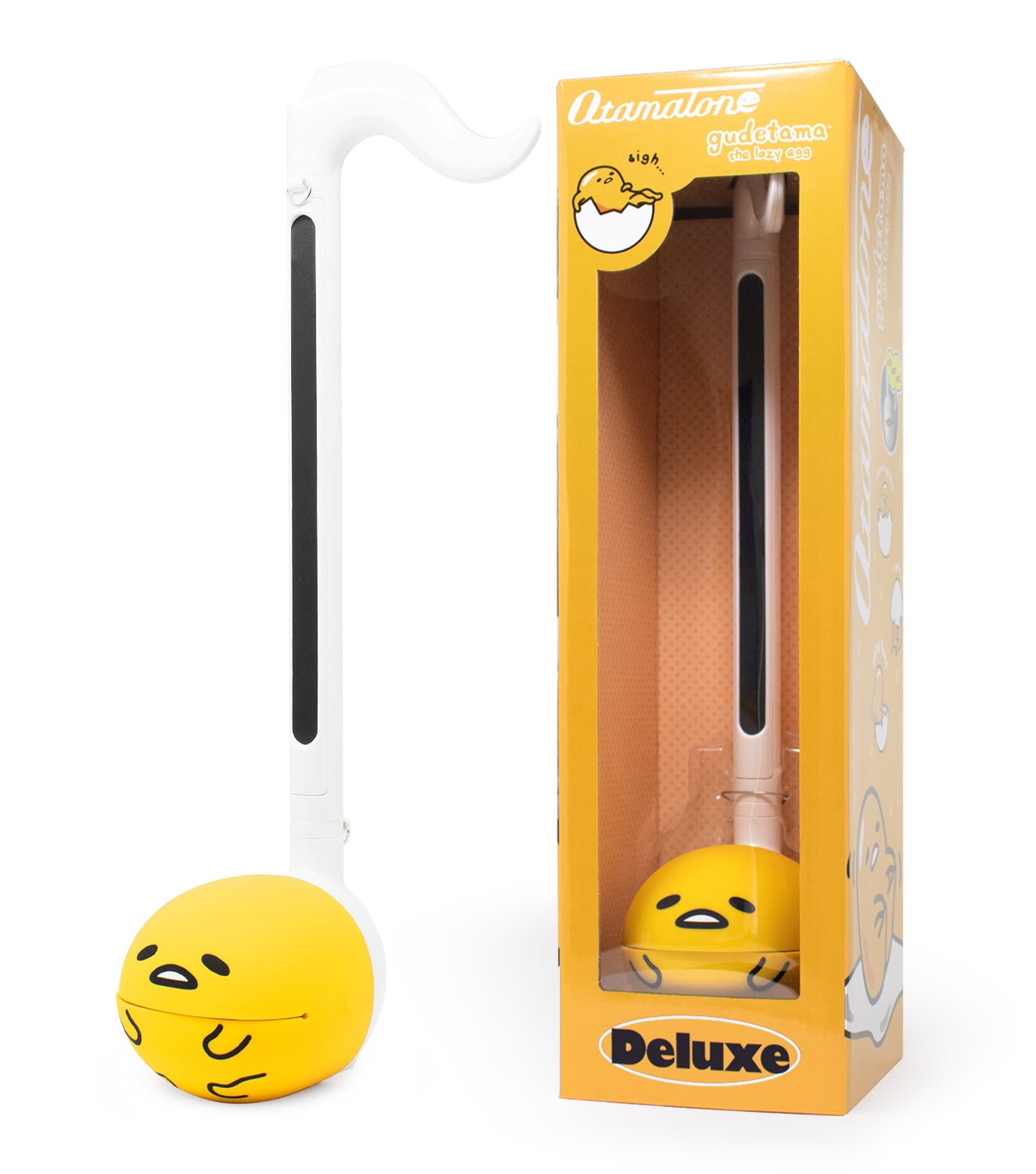 Otamatone Gudetama Fun Japanese Electronic Musical Instrument Toy  Synthesizer Deluxe Size for Children and Adults