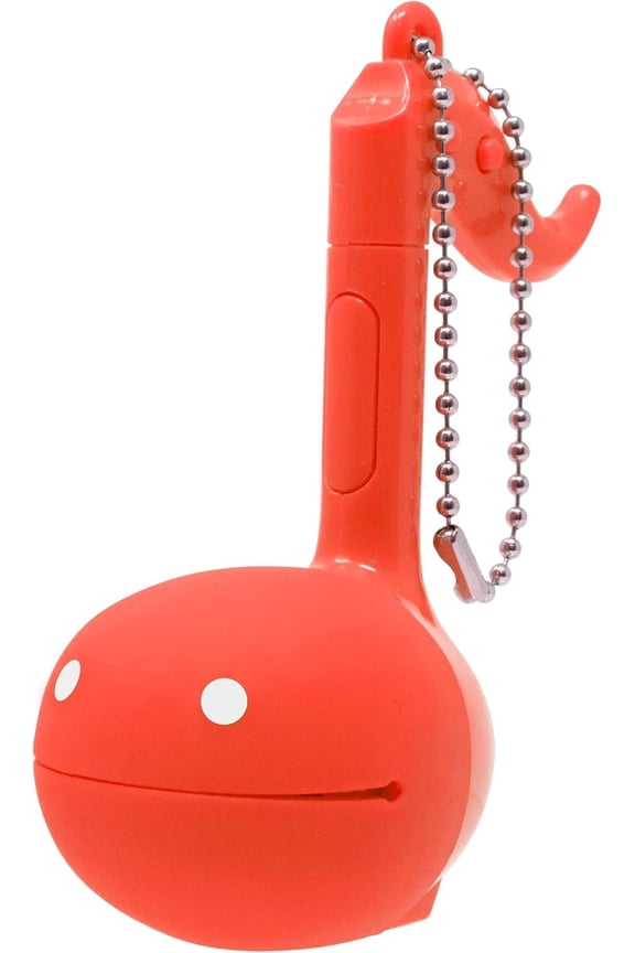 Melody Portable Small Size Electronic Keychain Musical Toy from Japan - Red