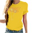 thumbnail image 1 of Otaozi Cute Summer Tops For Women 3/4 Sleeve Womens Tops Summer Dressy Casual Blouses For Women Plus Size Beach Vacation Outfits Aesthetic, 1 of 2