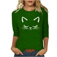 thumbnail image 1 of Otaozi Dressy 3/4 Sleeve Spring Tops For Women 2025 Womens Tops Dressy Casual Blouses For Women Casual Clearance Summer Clothes For Women 2025 Sexy Clearance Sale, 1 of 4