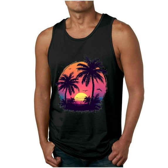Otaozi Men'S Tank Tops Loose Fit Mens Tops Casual Cotton Blend Cute Summer Tops For Men Short Sleeve 50/50 Polyester Cotton Blend T Shirts Mens Big And Tall Deals Of The Day
