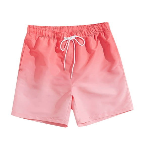 Otaozi Mens Swim Trunks With Liner 7 Bathing Suit For Men Mens Beach Shorts For Vacation Big And Tall Bathing Suits Men Mens Sweatpants With Pockets Clearance Sale