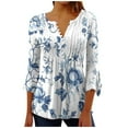thumbnail image 1 of Otaozi Plus Size Summer Tops For Curvy Women Sexy Womens Plus Size Work Tops Business Casual Petite Blouses For Women Size Xs Beach Clothes For Women Over 60 Flash Deals, 1 of 5