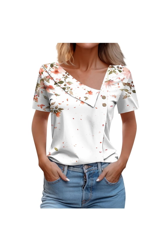 Summer Tops For Women 2025 Vacation Plus Womens Plus Business Casual Tops Blouses For Women Casual Petite Women'S Clothing Summer Knit