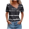 thumbnail image 1 of Otaozi Summer Tops For Women Trendy Large Womens Tops Sexy Dressy Casual Plus Size Blouses For Women 3/4 Sleeve Western Outfit For Women Plus Size Fringe, 1 of 5
