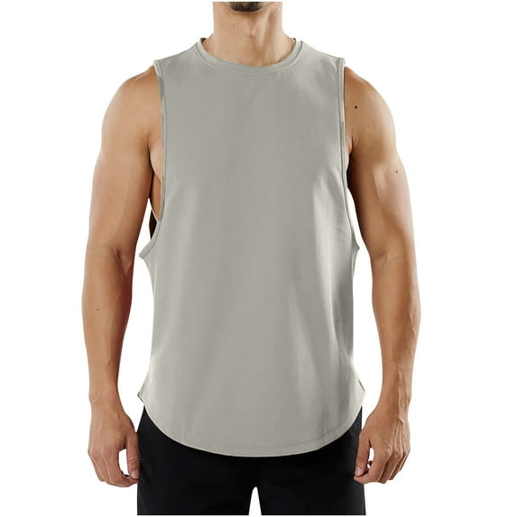Otaozi Tank Tops Men Cotton Mens Tops Summer Casual Mens Summer Tops Dressy Casual Sexy Mens T Shirts Casual Short Sleeve Deals Spring
