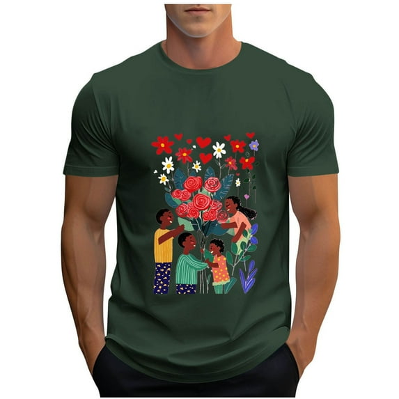 Otaozi True Classic Tees Men 3xl Tall, Mens Vintage Graphic T-Shirts Mens Tops Dressy Casual Short Sleeve Mens Casual Button Up Shirts Short Sleeve Sales Today