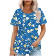 thumbnail image 1 of Otaozi Womens Summer Tops Dressy Casual Plus Size Womens Tops Sexy Summer Petite Blouses For Women Size Petite Office Women Beach Fashion Clothing Set, 1 of 6