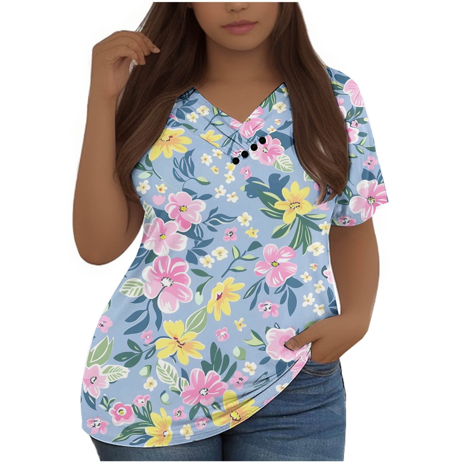 Otaozi Womens Summer Tops Trendy 2025 Spring 2025 Womens Fashion Tops ...