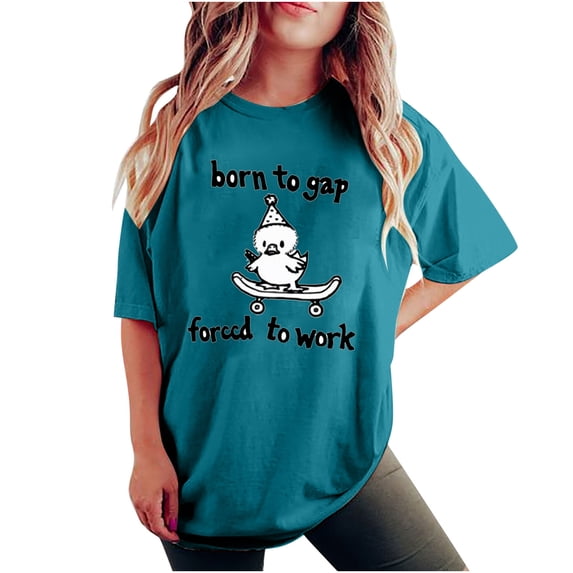 Otaozi oversized tshirts for women pack womens tops summer 2025 fashion summer tops for women with sleeves blouses for women dressy casual Clearance Sale