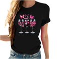 thumbnail image 1 of Otaozi oversized tshirts for women v neck spring 2025 womens fashion plus size tops spring tops for women plus size short blouses for women dressy casual clearance, 1 of 3