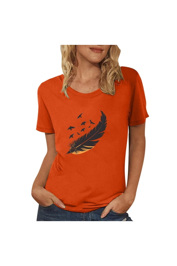 t shirts for women cotton blend womens trendy tops 2025 dressy womens summer tops trendy blouses for women business casual plus size