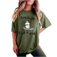 thumbnail image 1 of Otaozi t shirts for women cotton fitted womens tops casual clearance spring tops for women 2025 trendy dressy blouses for women business casual clearance, 1 of 6