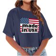 thumbnail image 1 of Otaozi t shirts for women cotton graphic womens fashion tops summer cute summer tops for plus size women 2025 trendy blouses for women business casual cotton, 1 of 1