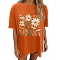 thumbnail image 1 of Otaozi t shirts for women plus size graphic womens tops sexy going out plus summer tops for women with sleeves blouses for women dressy casual short sleeve Flash Deals, 1 of 5