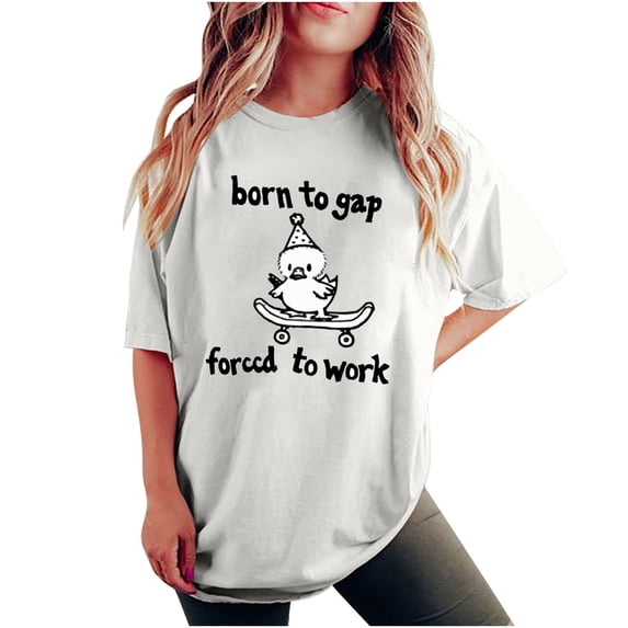 Otaozi t shirts for women trendy fitted womens fashion tops short sleeve spring tops for women 2025 plus blouses for women business casual 3/4 sleeve Flash Deals