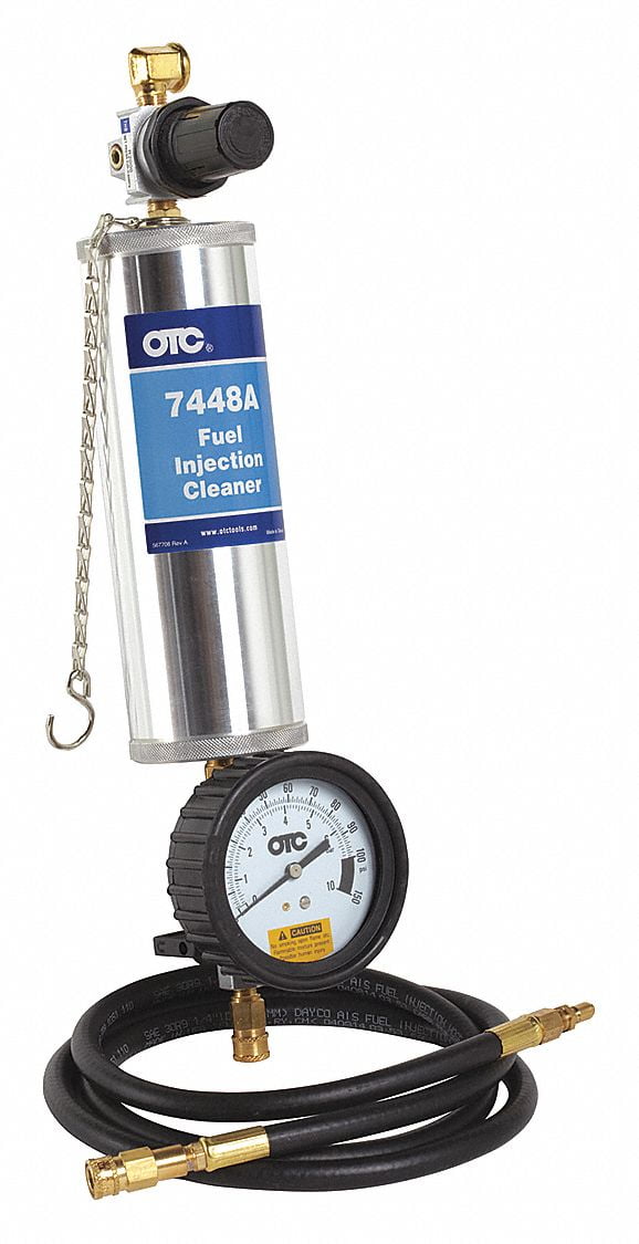 Otc Fuel Injector Cleaner,Black;Silver 7448A