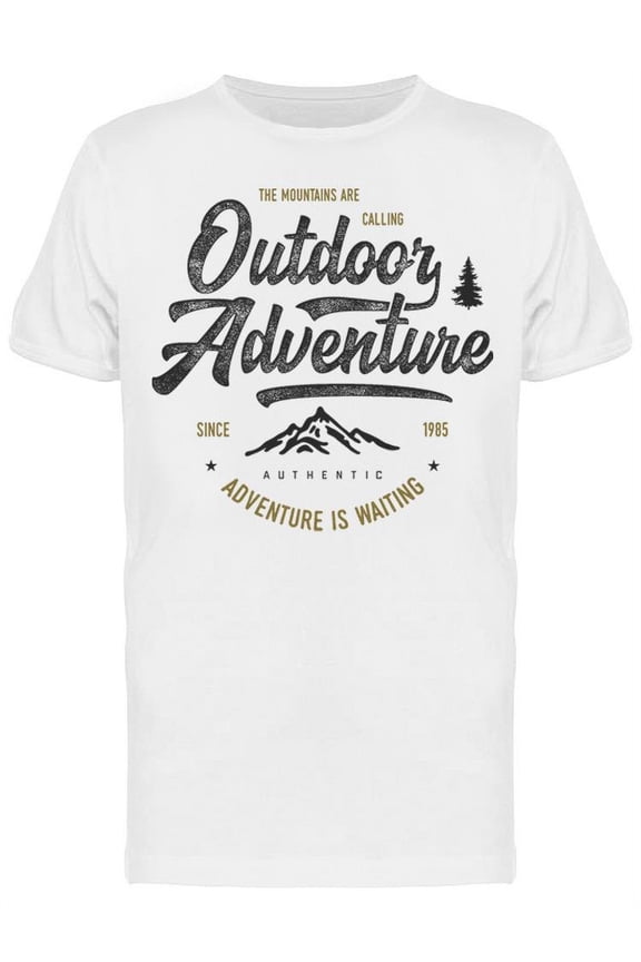 Otdoor Adventure   T-Shirt Men -Image by Shutterstock, Male Medium