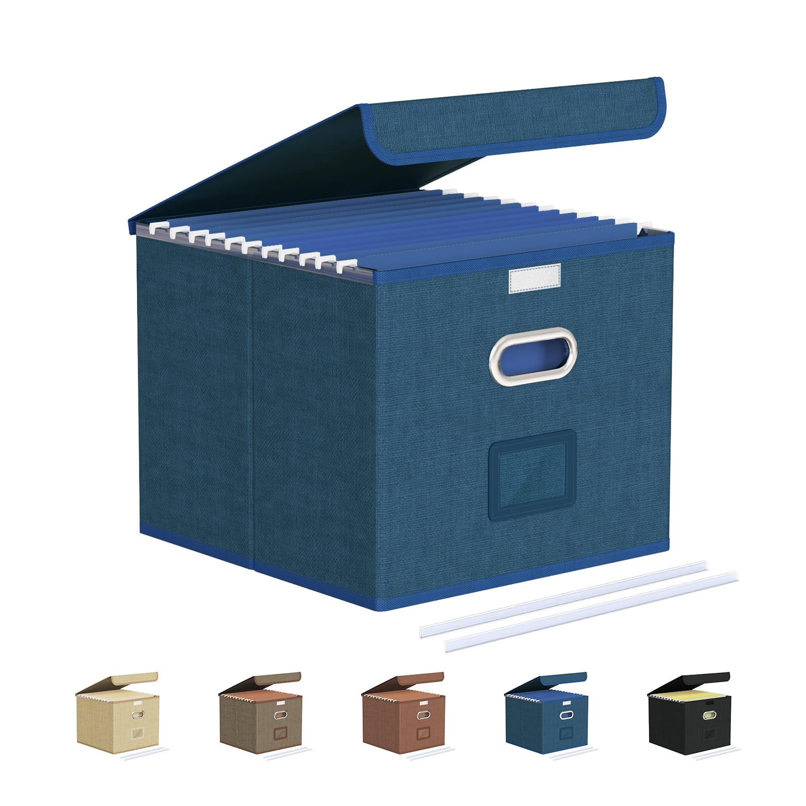 Oterri File Organizer Box,File Box,Small File Cabinet for Letter ...