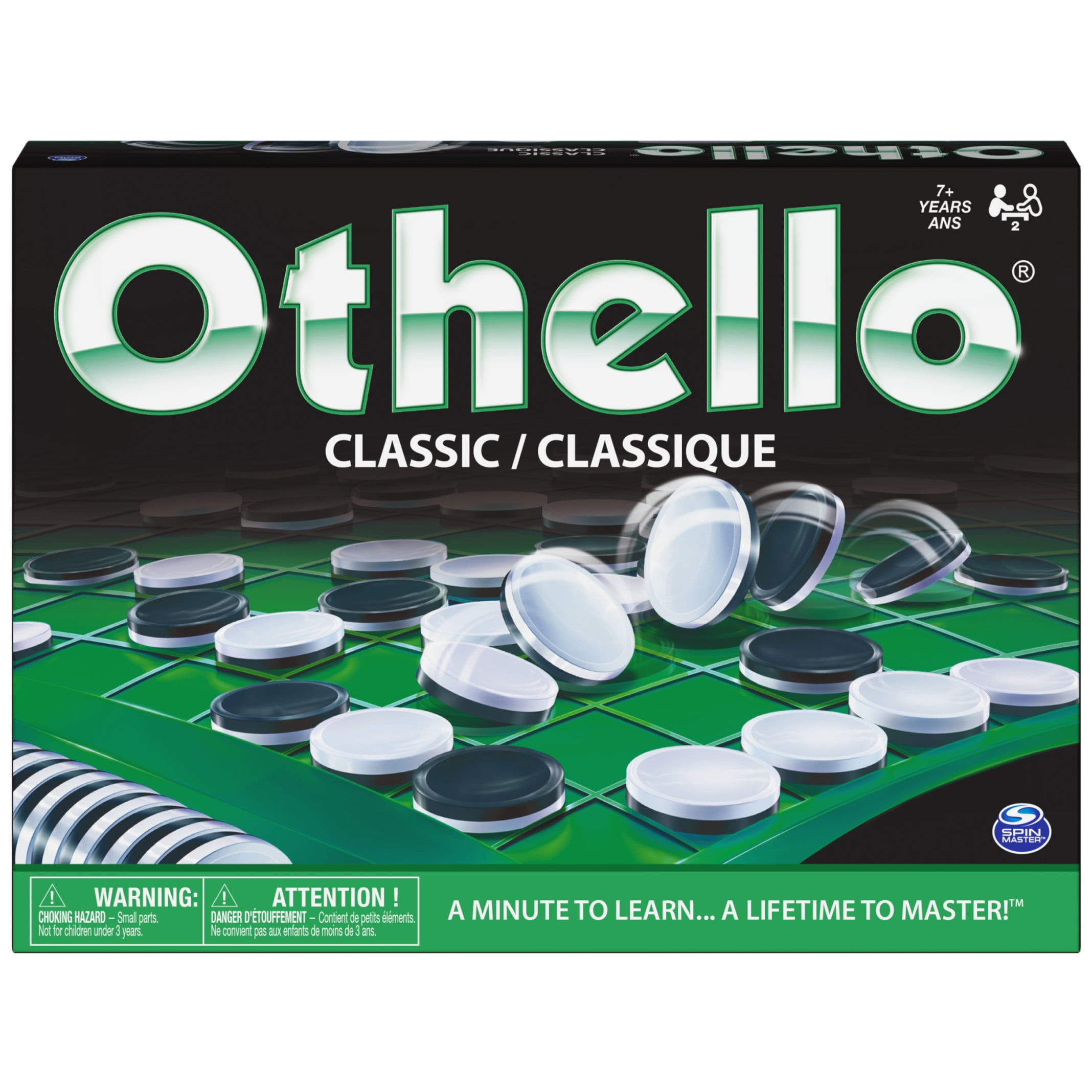 Othello, Strategy Classic 2-Player Family Board Game, for Ages 7+