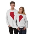 thumbnail image 1 of Other Half Heart Cute Matching Set Long Sleeve TShirt Men Women Brisco Brands X, 1 of 7