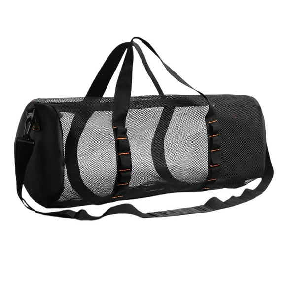 Other Outdoor Gear Bag With Cylindrical Mesh Design And Adjustable Straps High Capacity Fitness Storage For Snorkeling And Travel