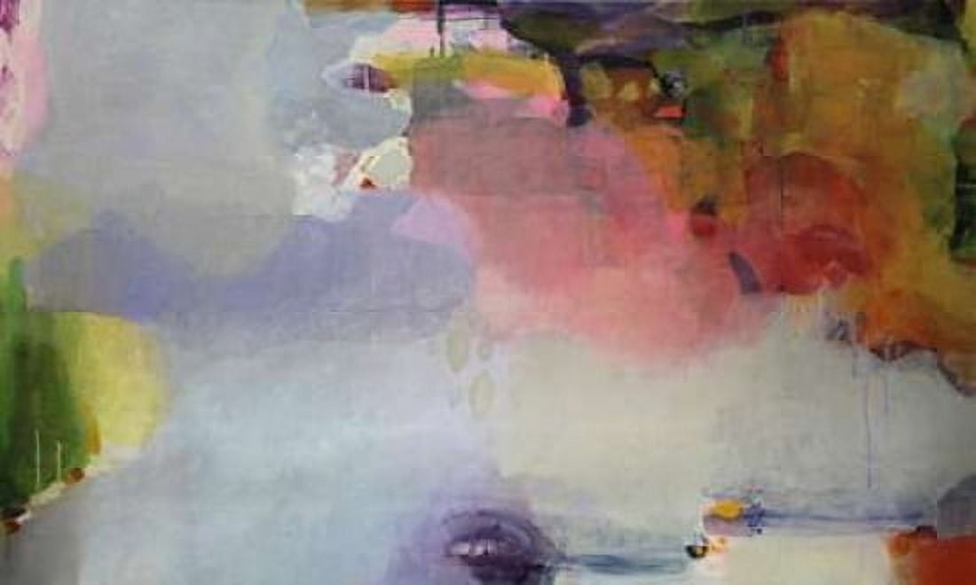 Other Side of The Moon Canvas Art - Lina Alattar (24 x 36)