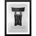 thumbnail image 1 of Other statement of the curule chair, already illustrated in the preceding tables 28x40 Large Black Wood Framed Print Art by Giovanni Battista Piranesi, 1 of 2
