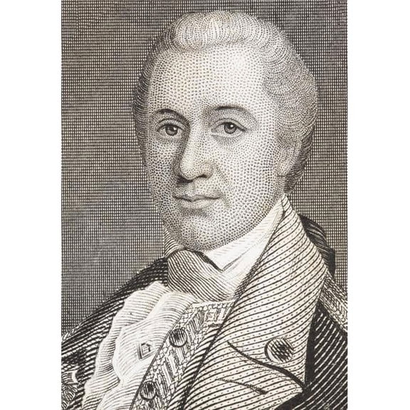 Otho Holland Williams 1749 - 1794 Brigadier General During The American Revolutionary War From The Book Gallery of His Poster Print - 12 x 17