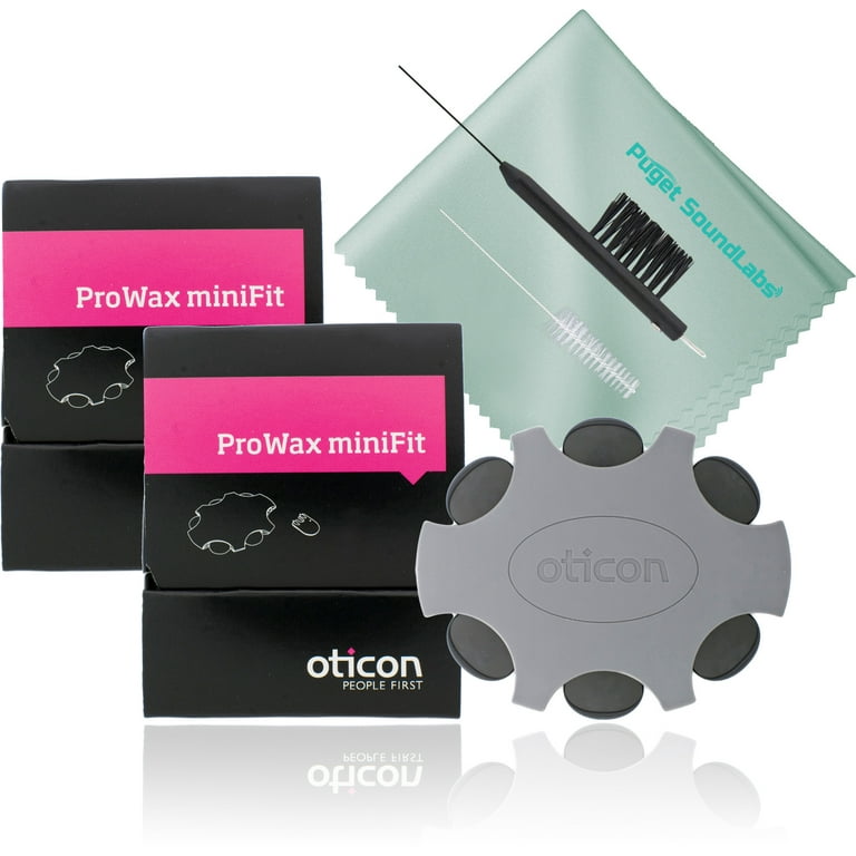 Oticon Prowax Minifit Wax Guards (2 Pack), Ear Cleaner Tool for