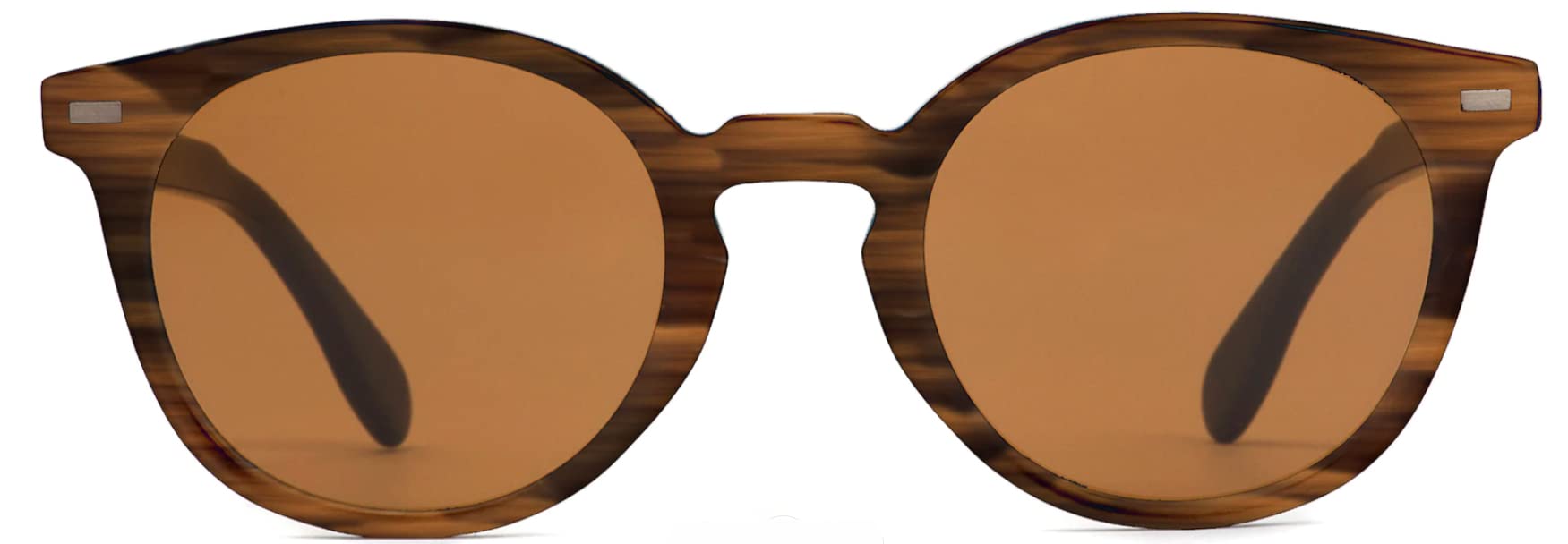Otis Eyewear Omar Matte Dark Tort Brown Polarized Mineral Lens