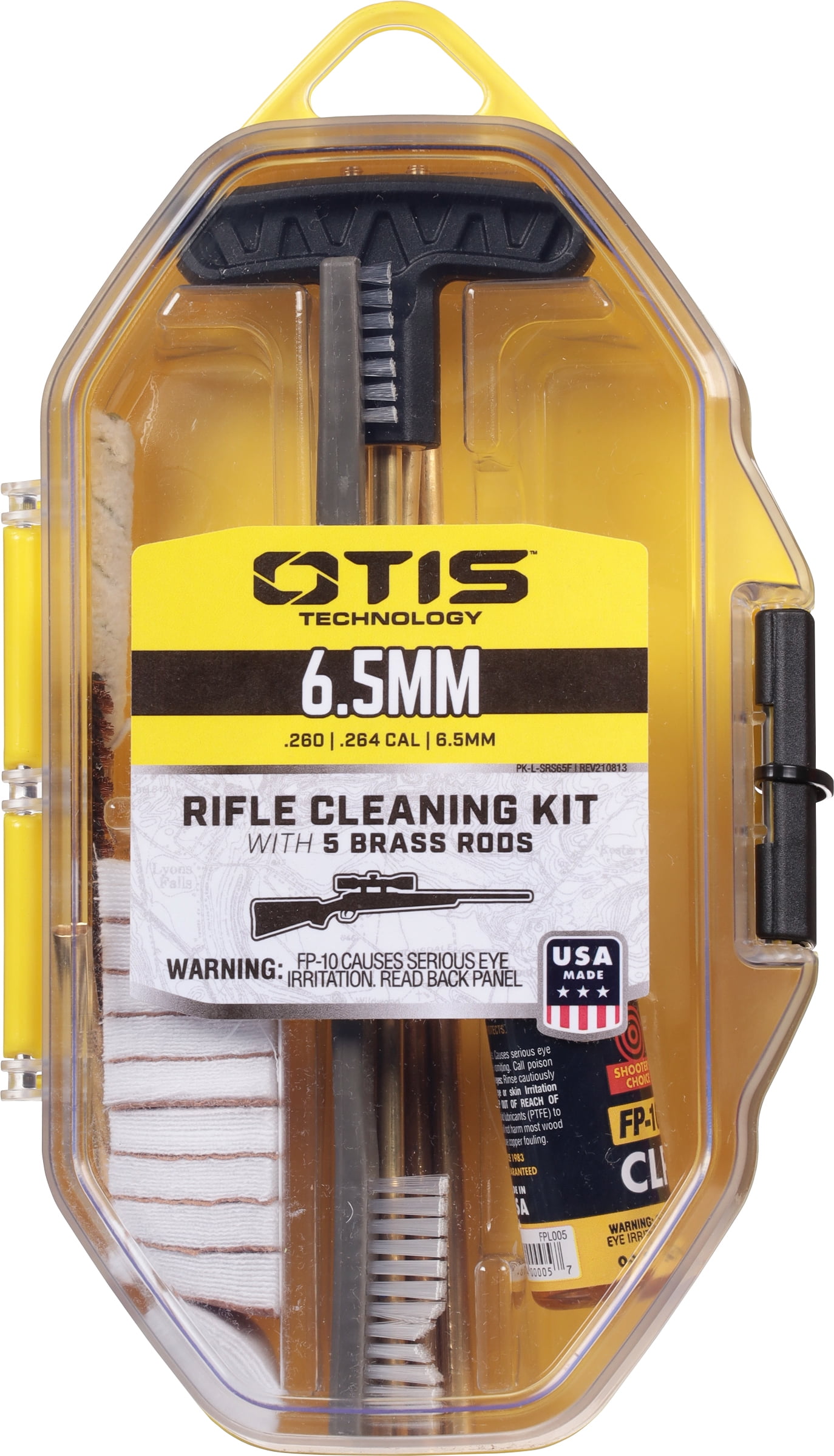 Otis FGSRS65 6.5/264 Nylon Brush Patches Mop Rifle Cleaning Kit