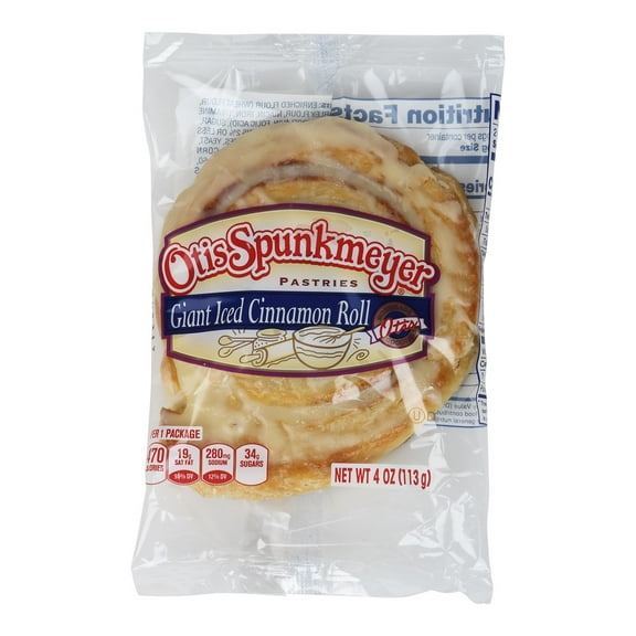 Otis Spunkmeyer Cinnamon Roll, 4 Ounce - 48 per case.