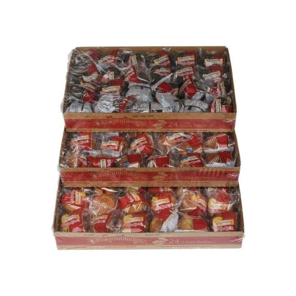Otis Spunkmeyer Delicious Essentials Mixed Muffin, 2.25 Ounce 96 per case.