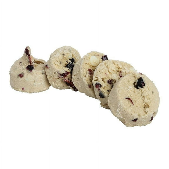 Otis Spunkmeyer Sweet Discovery Medium Red, White and Blue Cookies Dough, 1.33 Ounce - 240 per case.
