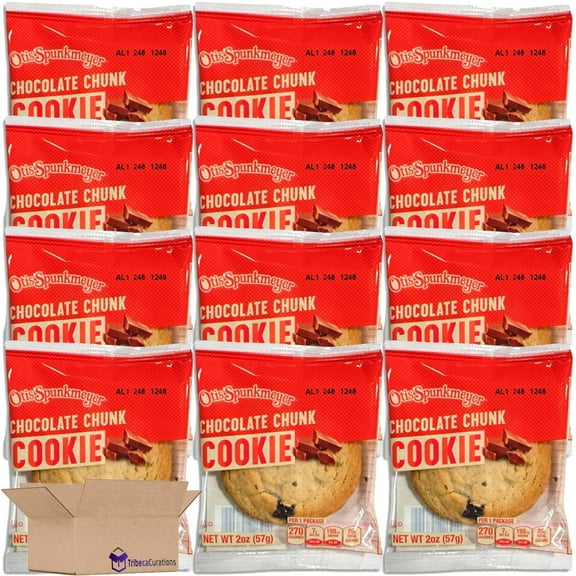 Otis Spunkmeyer Individually Wrapped Chocolate Chunk Cookies, 2 Ounce, 72 Count Case