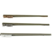 Otis Technologies 9 Pack A/P Brush 3 Each Nylon, Bronze,Stainless