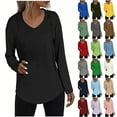 thumbnail image 1 of Otntypg Lightweight Hoodies for Women Jacquard Cable Knit Long Sleeve Drawstring V Neck Hooded Pullover Tops Loose Oversized Casual Tunic Sweatshirts with Pockets Green S, 1 of 8