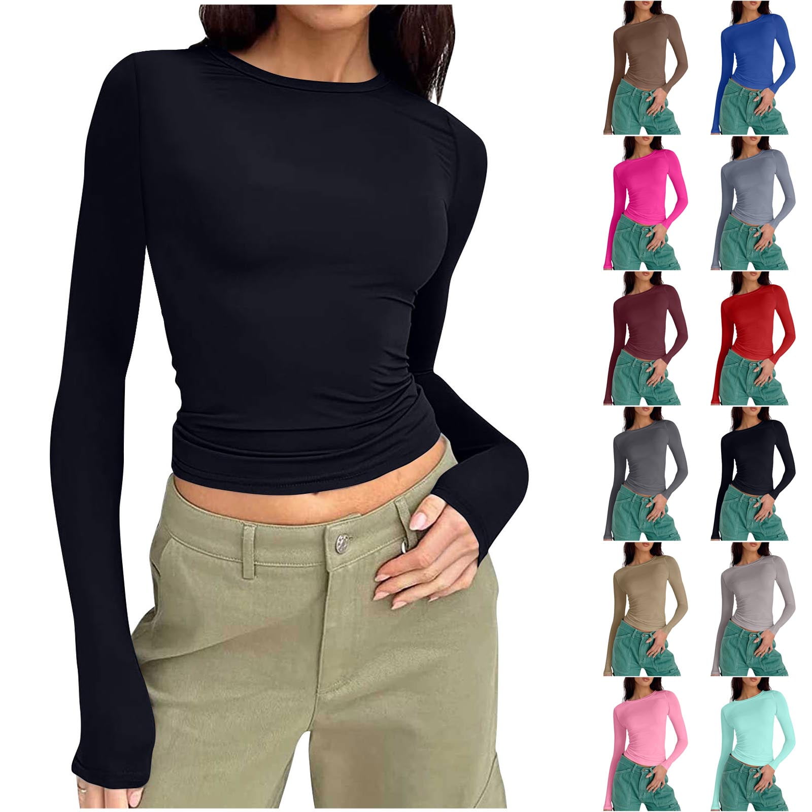 EXIT 26 Printed Short Sleeve Crop Top For Women & Teens - Relaxed Fit T-Shirt - View #4
