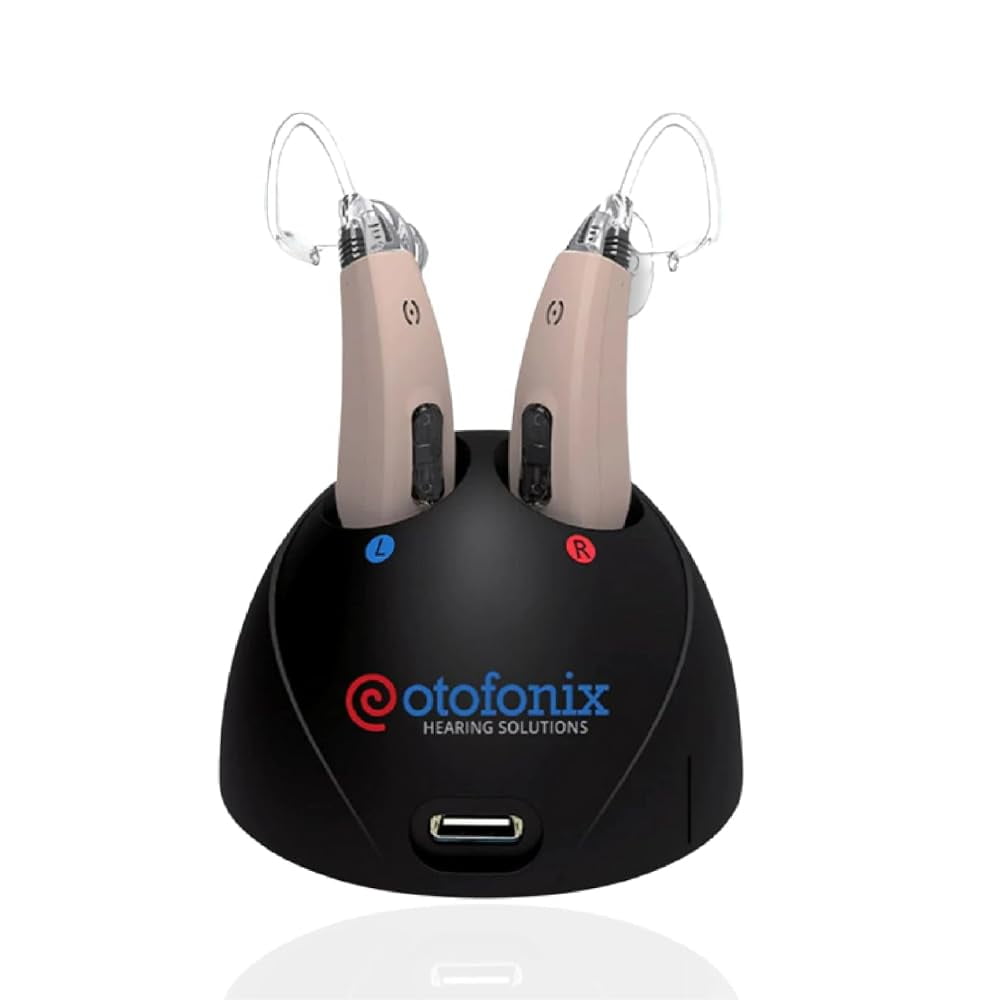 Otofonix Helix Rechargeable OTC Hearing Aids with Advanced Noise